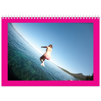 A4 Double Photo Calendar — Bright and bold [cover]