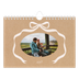 A5 Landscape Photo Calendar — Kraft and bow [cover]