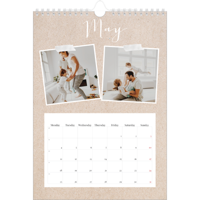 A4 Photo Calendar — Scrapbook calendar [cover]