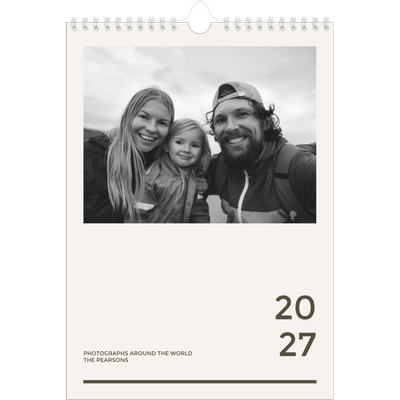 A4 Photo Calendar — Contemporary bold [cover]