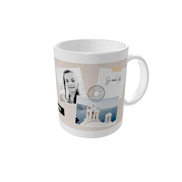 Personalised mugs — Organic scrapbook
