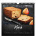 Square calendars  — Chalkboard style [March]