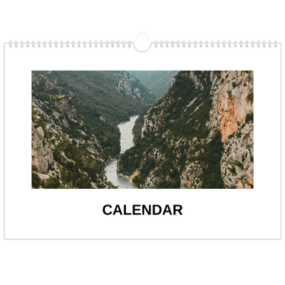 A3 Photo Calendar — Simple photo [cover]