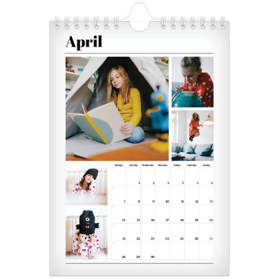 A5 Photo Calendar — Hot off the press [April]