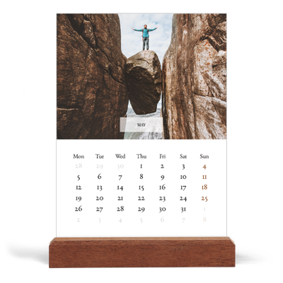 Easel Desk Calendar Portrait  — Classic calendar [cover]