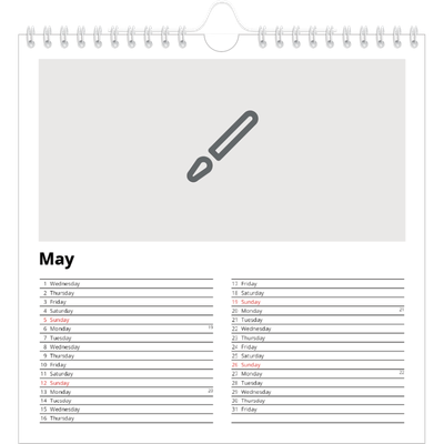 Square calendars  — Design your own product [cover]