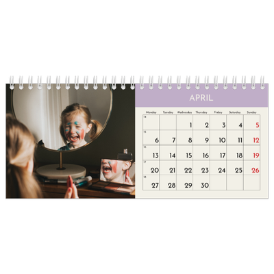Desk calendars — Pastel chapters [April]