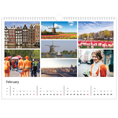 A3 Photo Calendar — Framework [February]