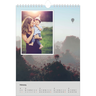 A4 Photo Calendar — Four seasons [February]