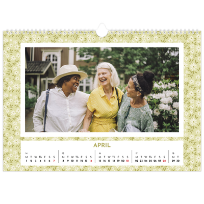 A3 Photo Calendar — Full bloom [April]