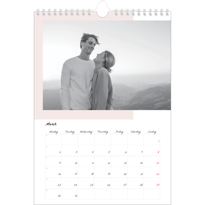 A4 Photo Calendar — Colour screens [March]