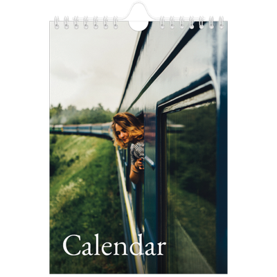 A5 Photo Calendar — Simple serif [cover]