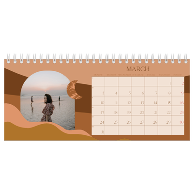 Desk calendars — Neutral mountains [March]