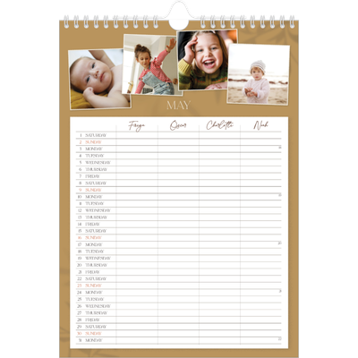 A4 Family Planner — Down to earth Planner - Family of 4 [cover]
