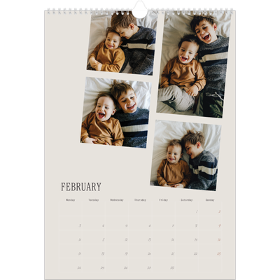 A3 photo calendars — Memories in motion [February]
