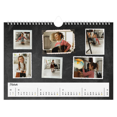 A4 Landscape Photo Calendar — Picture collection [March]