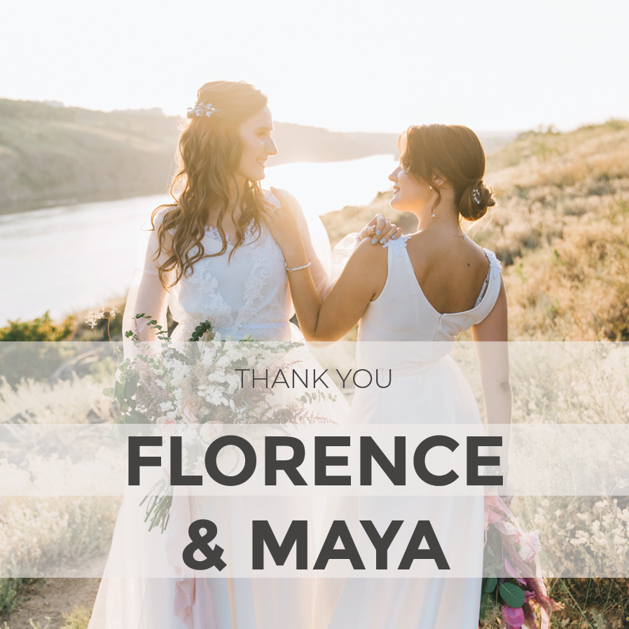 Thank you cards — Perfect match