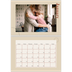 A4 Double Photo Calendar — Asymmetrical text [January]