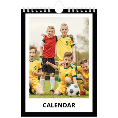 A5 Photo Calendar — Black frame [cover]