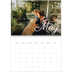 A4 Double Photo Calendar — Handwritten month [cover]