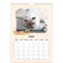 A4 Photo Calendar — Cat paws and doodles [January]