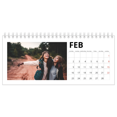 Desk calendars — Big date [February]