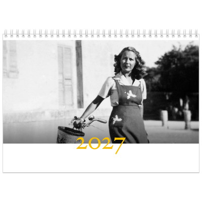 A4 Double Photo Calendar — Heritage style [cover]