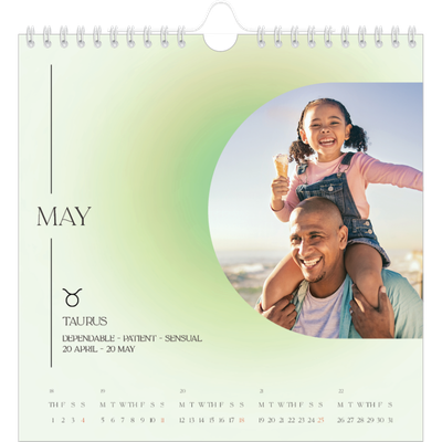 Square calendars  — Astrology gradients [cover]