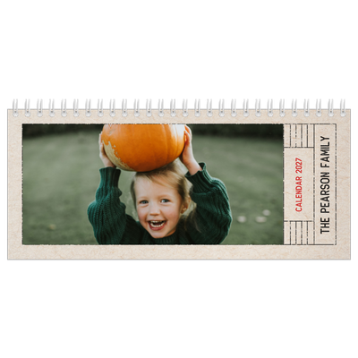 Desk calendars — Craft stamp effect [cover]