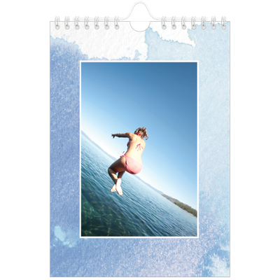 A5 Photo Calendar — Watercolour backgrounds [cover]