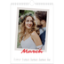 A4 Photo Calendar — Signed in crimson [March]