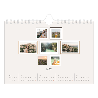 A5 Landscape Photo Calendar — Wall photo gallery [cover]