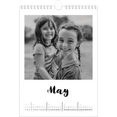 A4 Photo Calendar — Handwritten [cover]