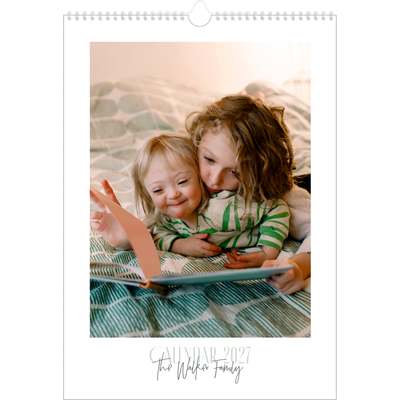 A3 photo calendars — Mixed typography [cover]