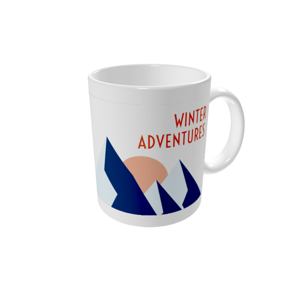 Personalised mugs — Winter peaks