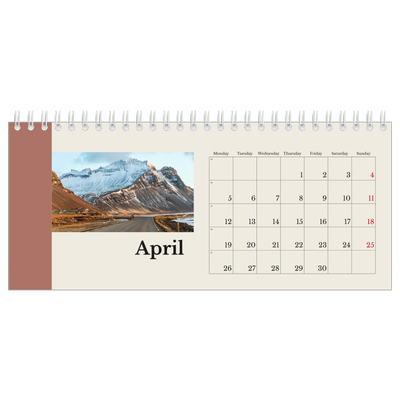 Desk calendars — Sights of the world [April]
