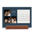 Easel Desk Calendar Landscape  — Slate and serifs [February]