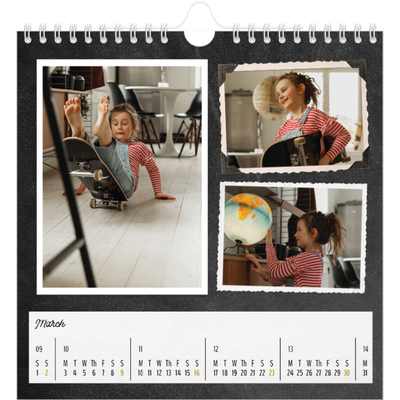 Square calendars  — Picture collection [March]