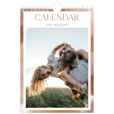 A5 Photo Calendar — Paintbrush effect [cover]