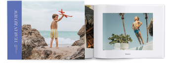 Photo Books — Cobalt spine and story