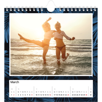 Square calendars  — Vivid plant life [March]