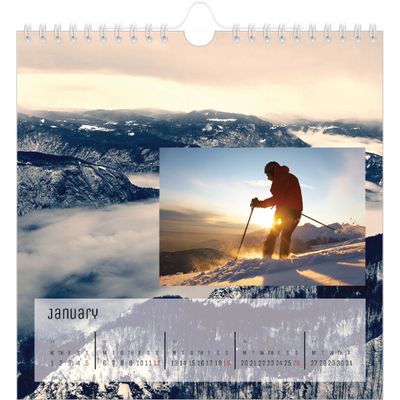 Square calendars  — Back to nature [February]