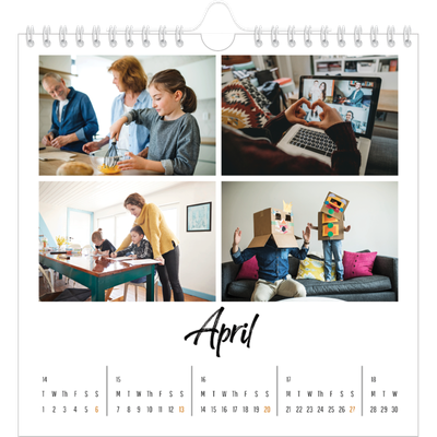 Square calendars  — This is me [April]