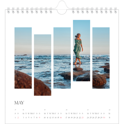 Square calendars  — Travel mosaics [May]