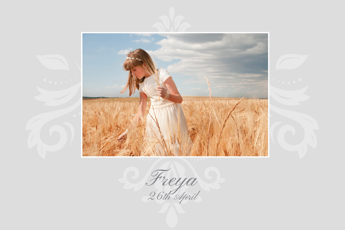 Invitations — Motif frame