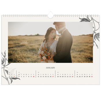 A3 Landscape Photo Calendar — Ink & ivy