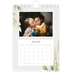 A5 Photo Calendar — Floral splash [January]