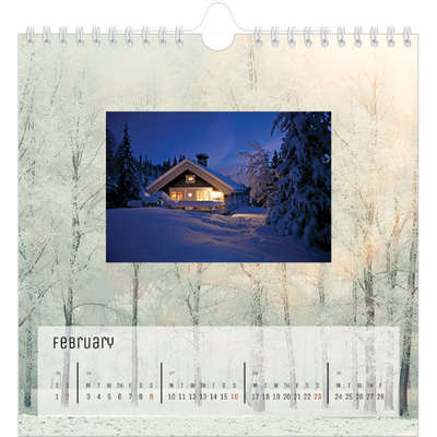 Square calendars  — Back to nature [March]