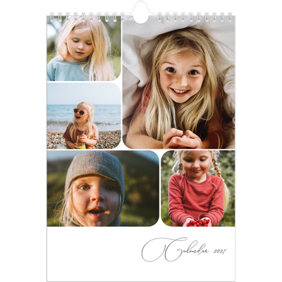 A4 Photo Calendar — Snapshots and script [cover]
