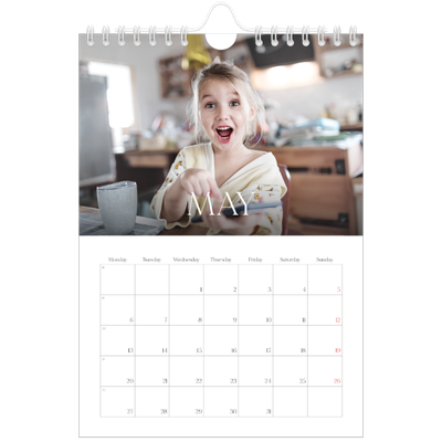 A5 Photo Calendar — Twelve big months [cover]